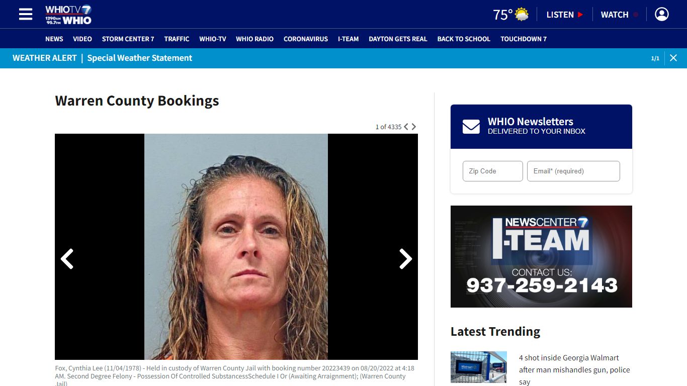 Warren County Inmates – WHIO TV 7 and WHIO Radio